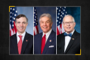 From left: The new targets of the House Democratic campaign arm are U.S. Reps. Van Taylor, R-Plano; Roger Williams, R-Austin; and Ron Wright, R-Arlington.