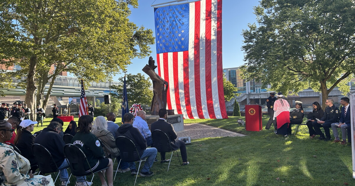 In photos: Dozens gather in Lansing to mark 25 years since 9/11