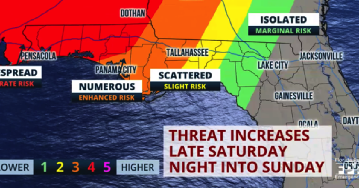 Florida's timeline: severe storms on the move, tornadoes possible | WUSF