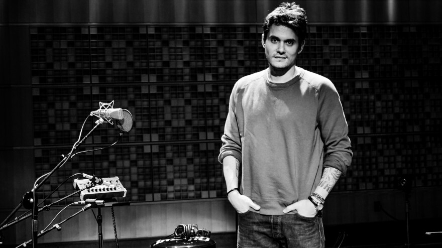 John Mayer in Studio 1 at NPR's Washington, D.C. headquarters.