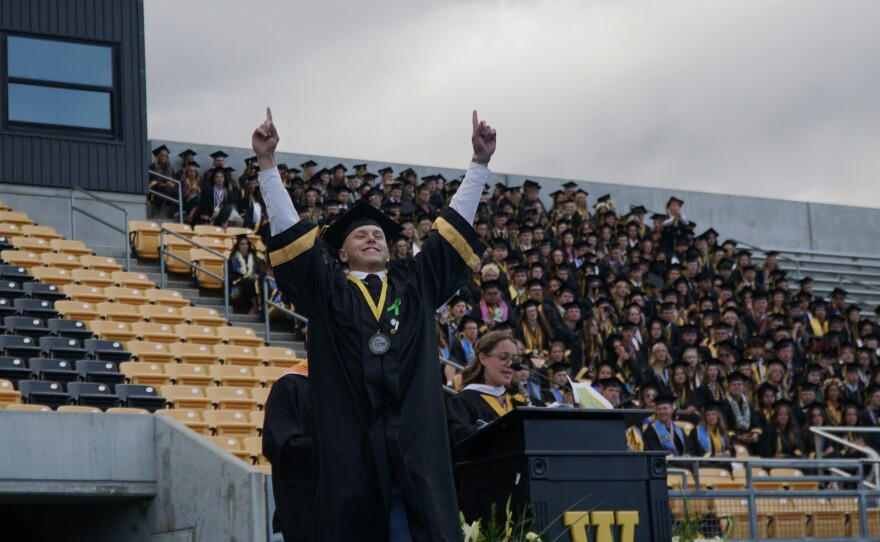 The Wasatch High School Class of 2026 celebrates graduation May 28, 2026.