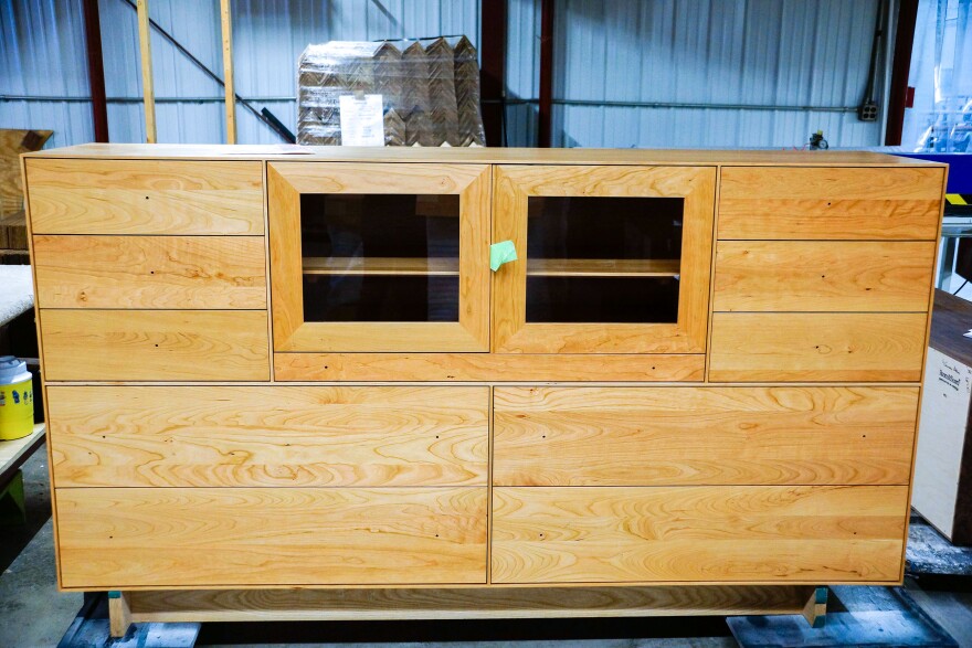 A contemporary Gat Creek side board, minus the hardware.