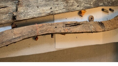 Remains of Shipwreck Potentially from Revolutionary War in the Vienna Area