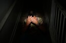A person, who was detained at the Stewart Detention Center in Lumpkin, Ga., and did not wish to be identified, poses for a portrait, April 22, 2026, in Flowery Branch, Ga.