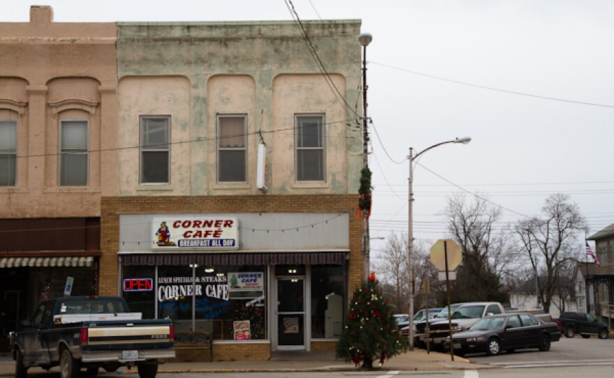 Downtown Gallatin. The Mormon community here now numbers around 400, a sizable group in a town of less than 2000.