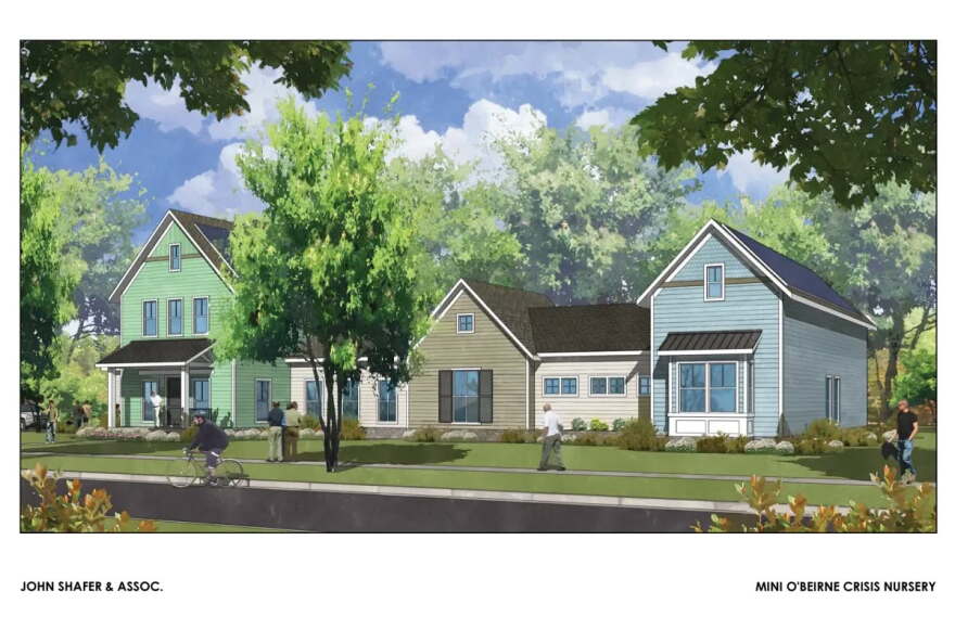 Rendering of the planned Mini O'Beirne Crisis Nursery expansion at new location. 