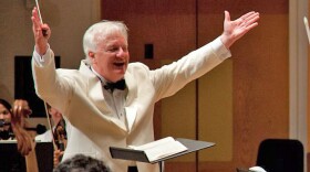 Michael Palmer, directing the 2010 Bellingham Festival Orchestra. CREDIT: Anna Zuck/Bellingham Festival of Music