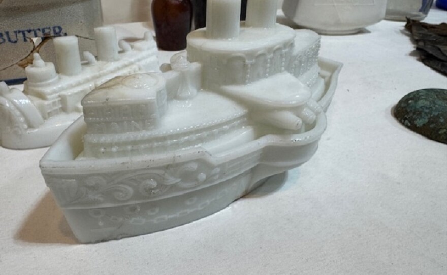 Each item is cleaned for display