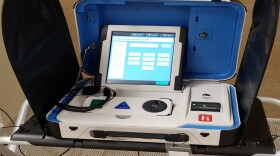 One of the new voting machines that will allow people with special needs more freedom in voting in Hamilton County. 