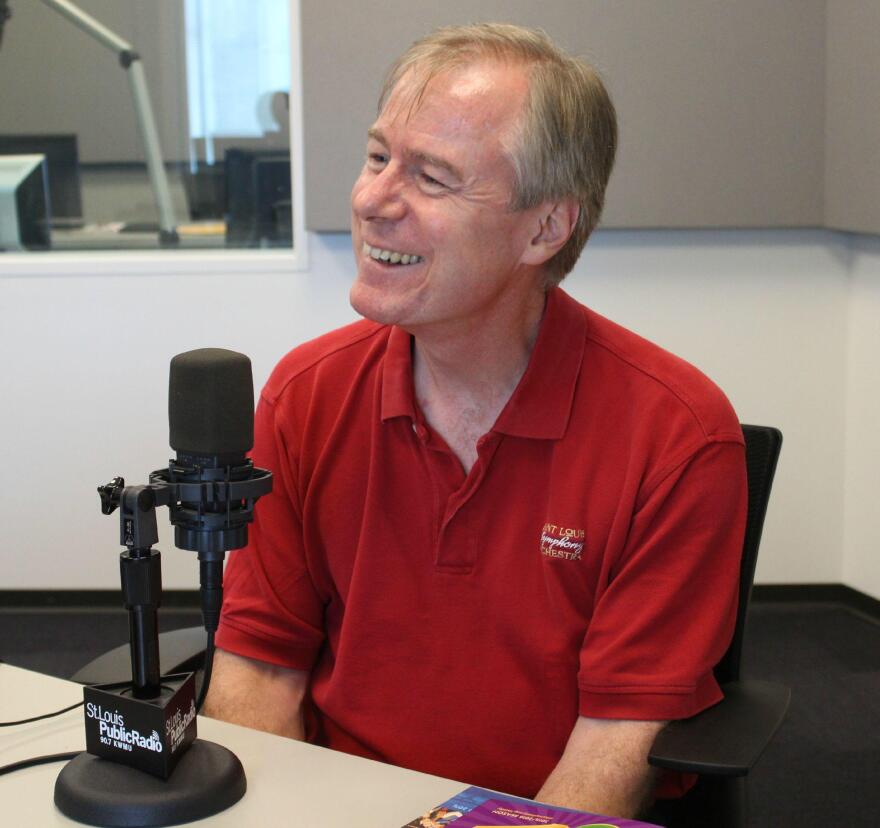 SLSO Music Director David Robertson in an interview with St. Louis Public Radio