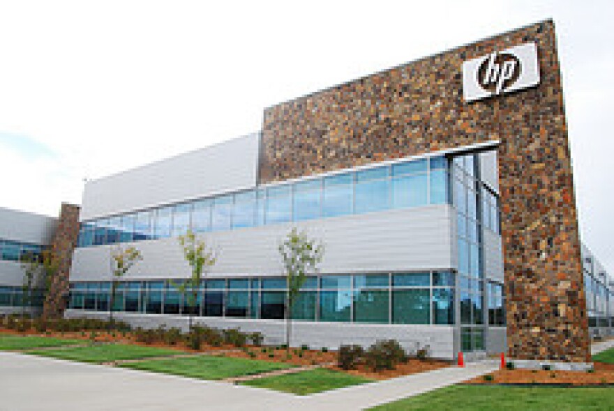 A new building constructed in Conway, Arkansas for Hewlett-Packard