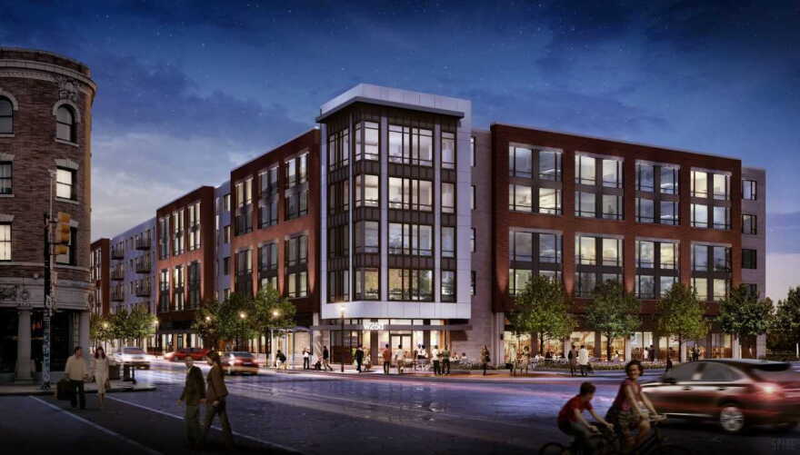 An art rendering of The Music Settlement's new building in Ohio City.