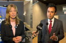 Amy Acton (D) and Vivek Ramaswamy (R) are running for Ohio Governor.