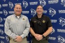 Warren Co. Sheriff Brett Hightower (left) helped hire Det. Josh Hughes as Warren County Public Schools' first SRO detective.
