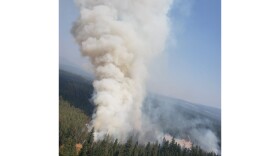 The Grizzly Creek Fire outside of Ashland, Sept. 4, 2020.