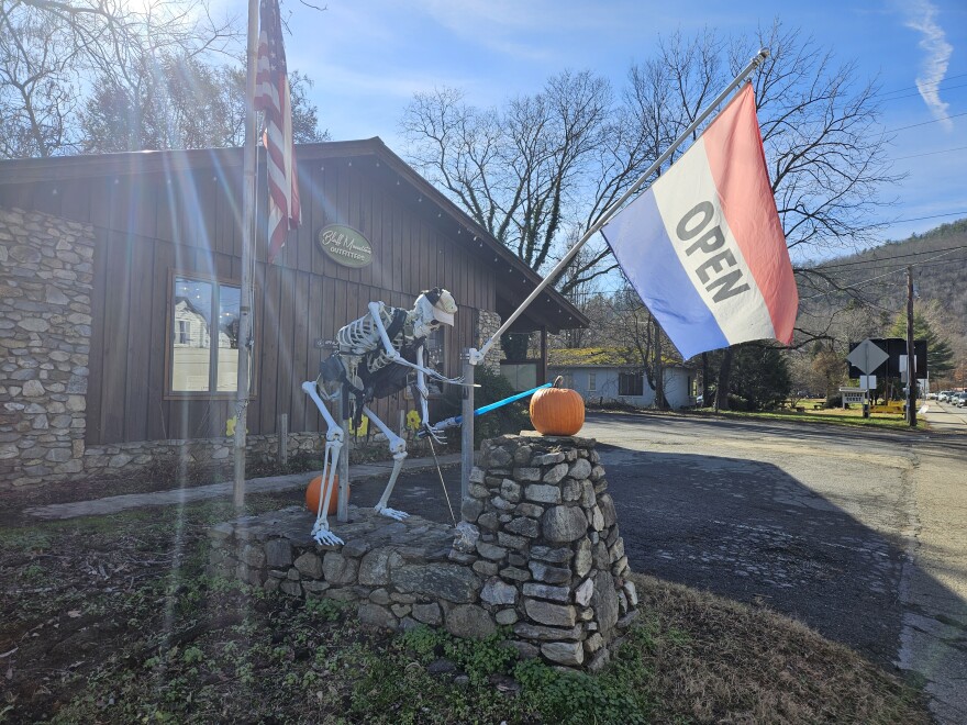 After Helene flooded its building, Bluff Mountain Outfitters moved to a new location up the street that wasn't impacted by the storm.