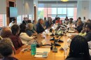 An environmental justice roundtable discussion at Norfolk State University