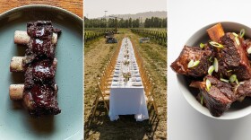 Farm dinners (center) and a fusion of Ojibwe (left) and Korean (right) cuisines find their way into a new episode of "This Bites."