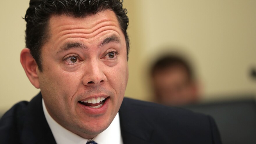 Rep. Jason Chaffetz speaks during a hearing on Capitol Hill in 2016.