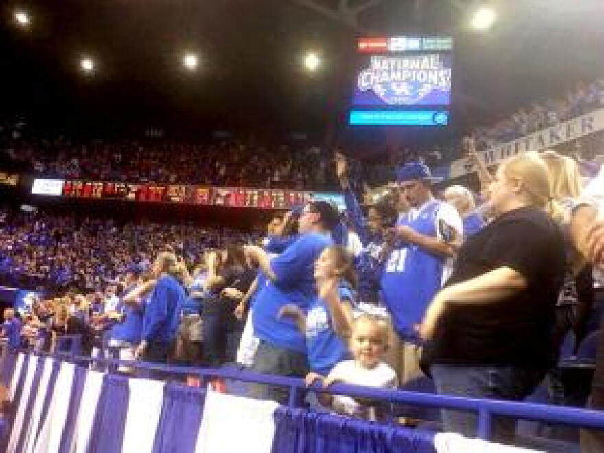Fans welcome the Wildcats home