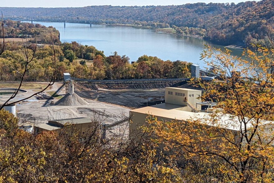 Among other things, the bill would make it so the Ohio Valley Electric Corporation doesn’t have to follow new state rules for its ponds at its Clifty Creek coal plant, seen here, until it can meet federal requirements.