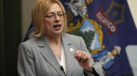 Gov. Janet Mills delivers her State of the Budget address, Tuesday, Feb. 14, 2023, at the State House in Augusta, Maine.