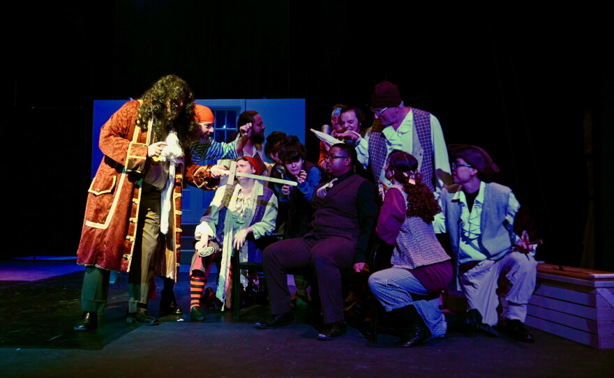 Gainesville Community Playhouse performers in "Finding Neverland."