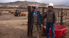 John Mestas and his daughter, Angie in Colorado’s San Luis Valley 