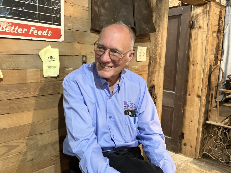 Steve Short, photographed September 12, 2024, was mayor of Fair Grove, Missouri from 2020 to 2024. He says the Heritage Reunion festival draws many local residents and boosts Fair Grove's business activity.