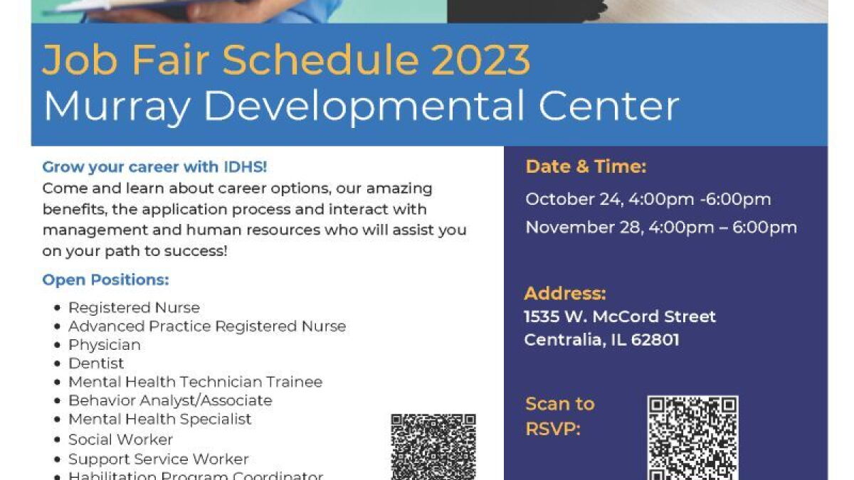 Job Fair Illinois Department of Human Services - Vimarsana News