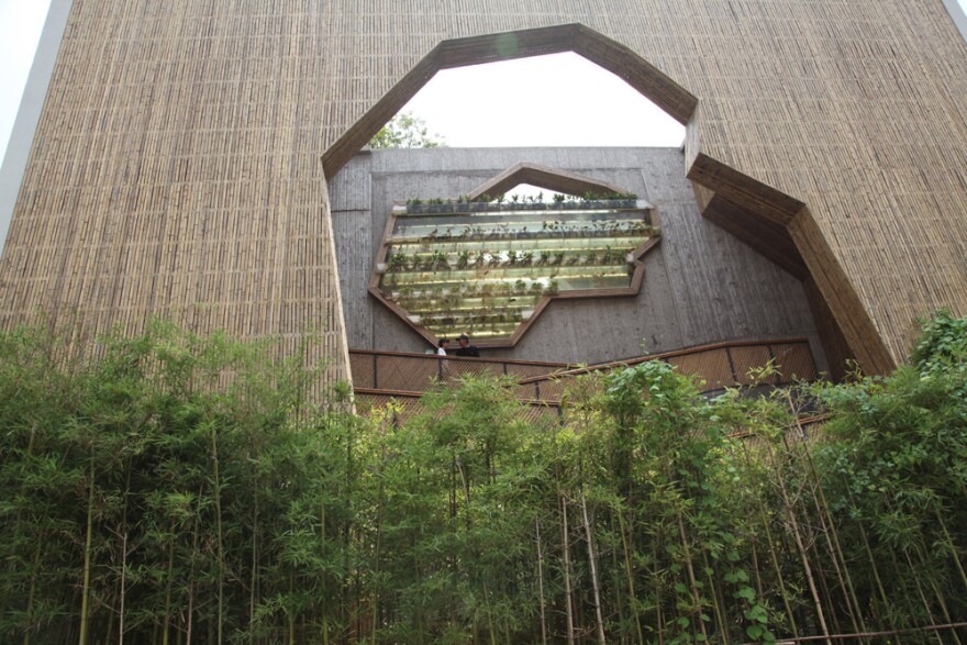 The Pritzker Jury citation said Wang is "capable of creating buildings on an intimate scale," as demonstrated above in his Ningbo Tengtou Pavilion at the Shanghai Expo.