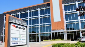 Former Virginia Gov. Glenn Youngkin announced an expansion of DroneUp's headquarters on Newtown Road in Virginia Beach in 2022. It was expected to create more than 500 jobs.