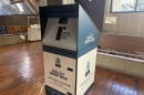 The new smart ballot drop box is located on the ground floor of the Lane County Public Service Building, Oct. 12, 2026.