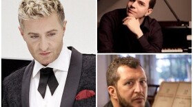 Clockwise from left: Jean-Yves Thibaudet, Kirill Gerstein, Thomas Adès
