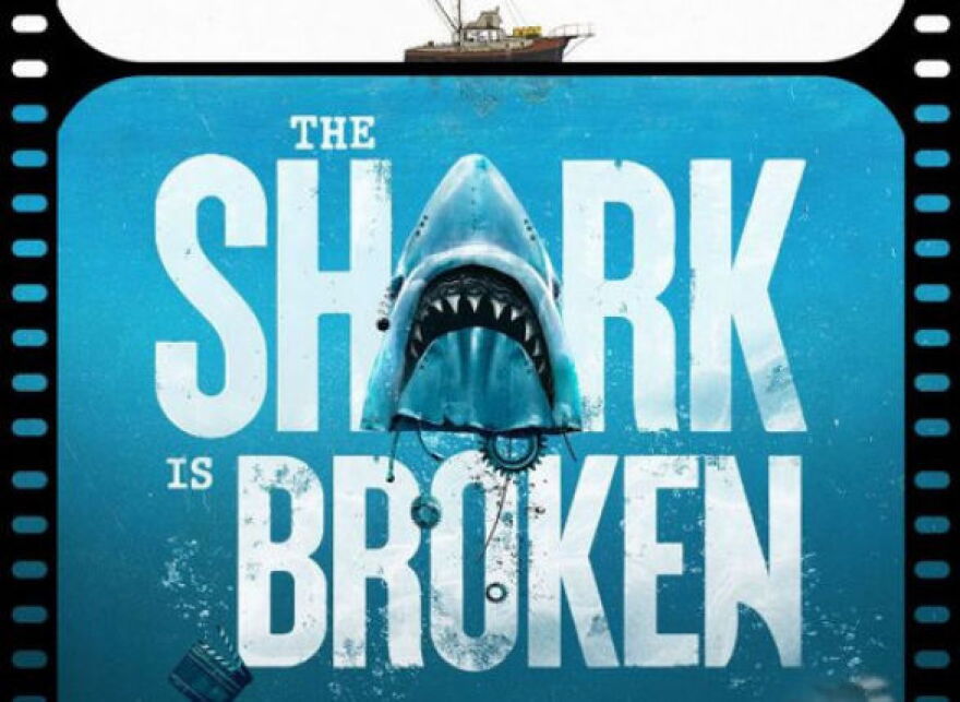 Broadway Palm Dinner Theatre Graphic for 'The Shark Is Broken'