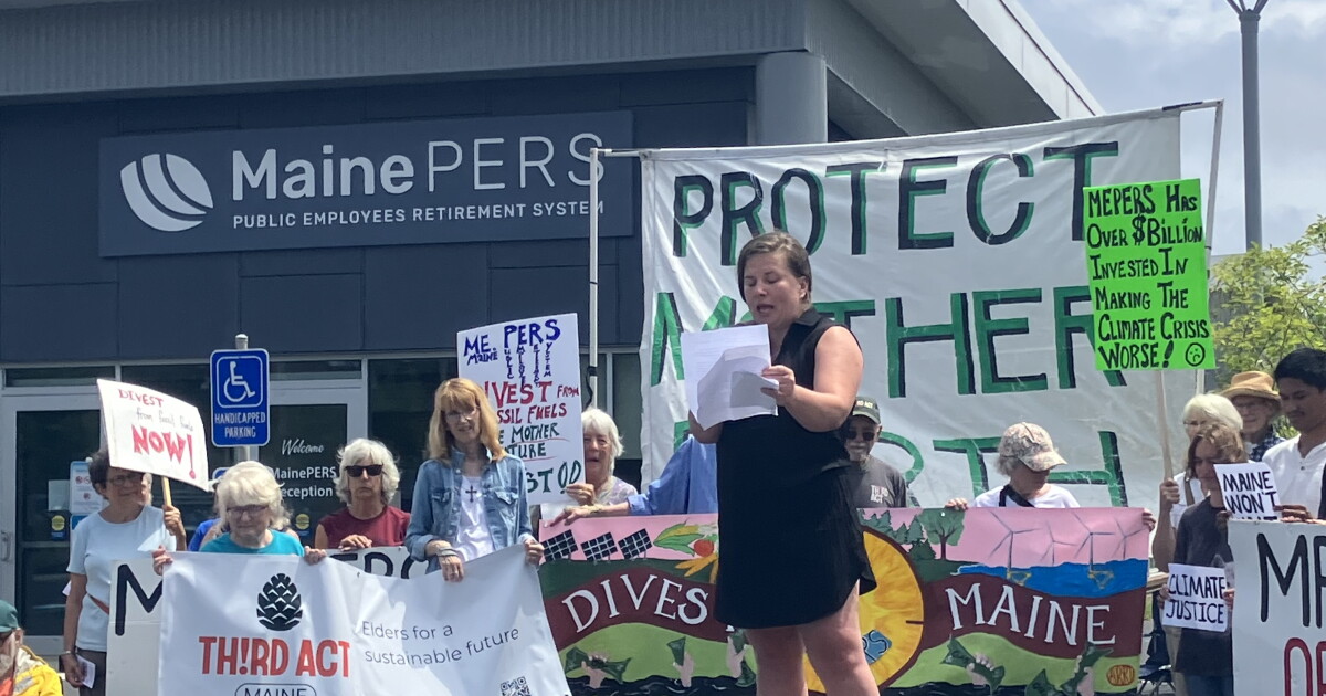 Climate activists push Maine pension fund to divest from fossil fuels ...