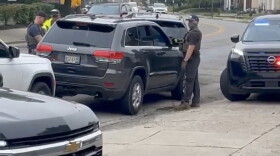 A new federal lawsuit claims ICE agents in Springfield have violated the First Amendment rights of observers. This image was taken from videos submitted as evidence in the case.