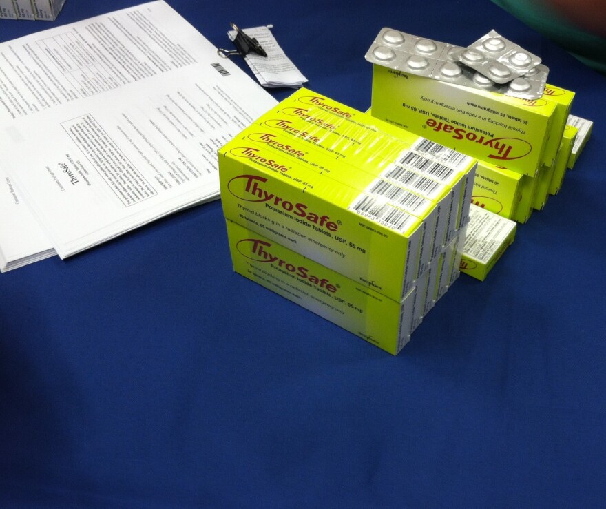 Potassium Iodide (KI) distributed at Webster and Penfield Wegmans