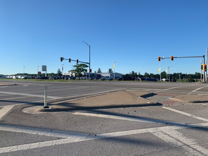 One man was killed and two people were injured in a crash at U.S. Route 34 at Sixth Street.