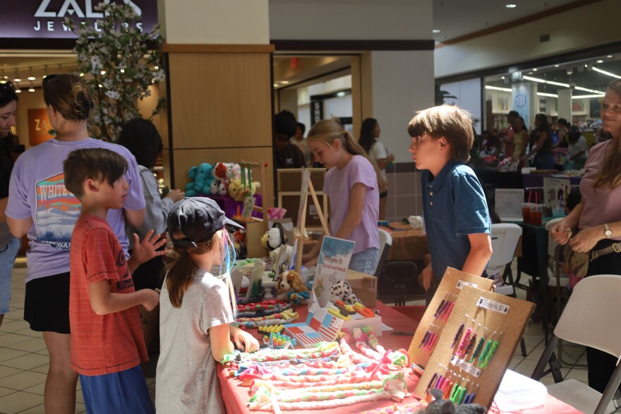 Tiny Toys and Trinkets booth at the Abilene Children’s Business Fair 2026. Photo by Allison Diaz. Photo by Allison Diaz.