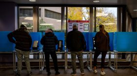 Voters cast their ballots at the Salt Lake County Government Center in Salt Lake City on Election Day, Tuesday, Nov. 5, 2024.