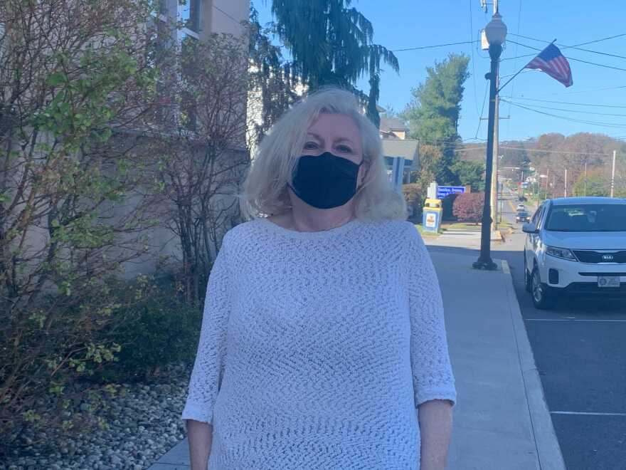 Mercer County voter Sylvia Wright