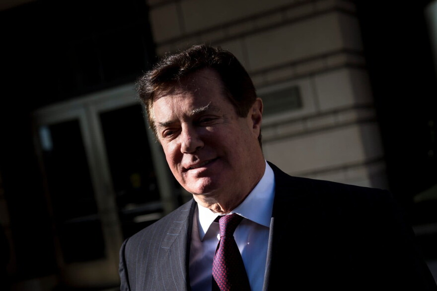 Former Trump campaign chairman Paul Manafort leaves Federal Court on Dec. 11, 2017 in Washington, D.C. (Brendan Smialowski/AFP/Getty Images)