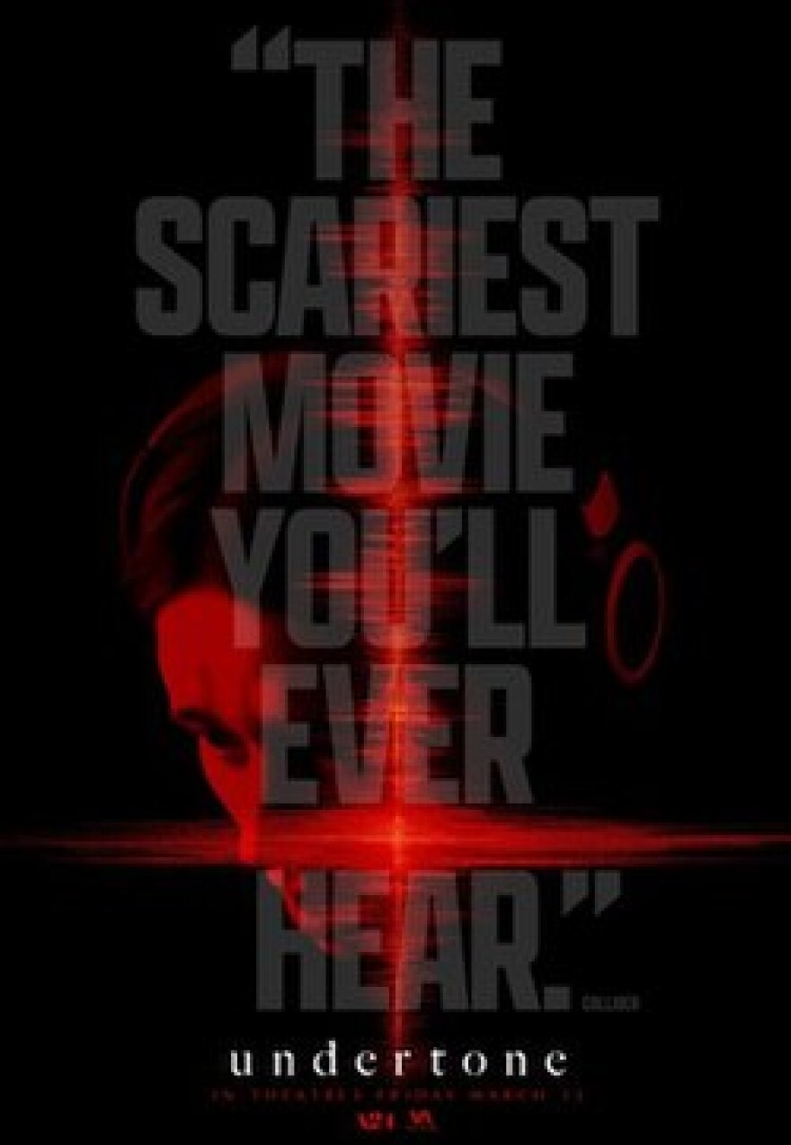 Movie poster for the horror film "Undertone"