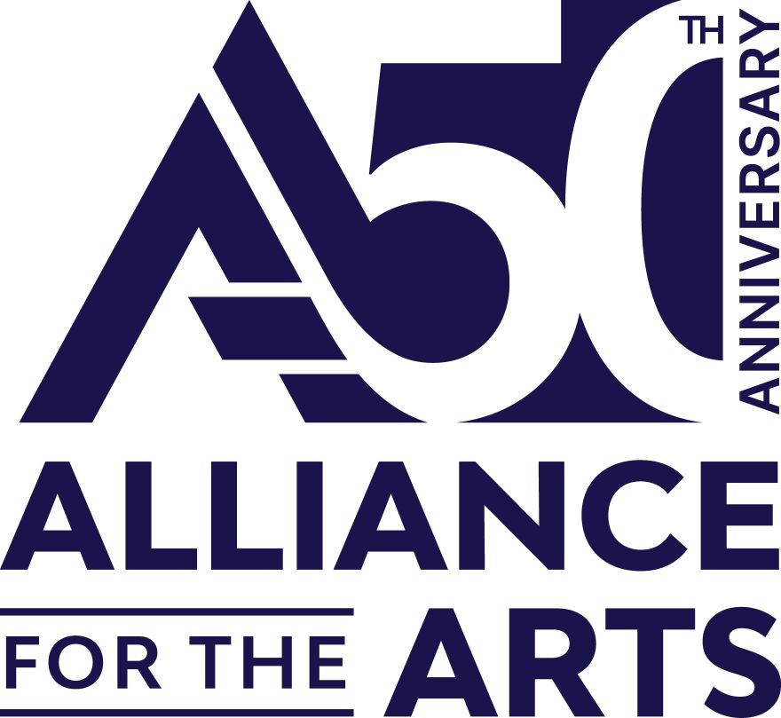 Alliance for the Arts Logo for 50th Anniversary Celebrations