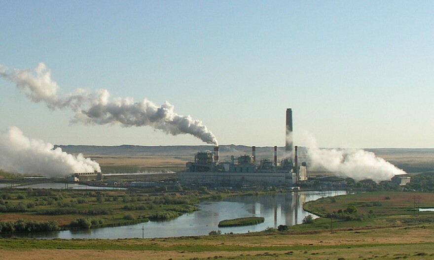 Coal fired power plant in Wyoming