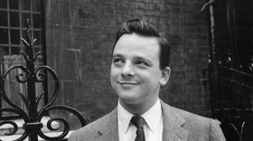 American songwriter Stephen Sondheim, whose works include the musicals 'A Funny Thing Happened on the Way to the Forum', 'Into the Woods' and 'Passion'.