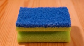 Kitchen sponges are teeming with microbes, and microwaving them or washing them in hot water doesn’t work to kill those germs, according to a new study. (Hans/Pixabay)