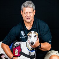 Andrew Laney is a volunteer dog trainer with Hounds & Heroes and a U.S. Marine Corps veteran.