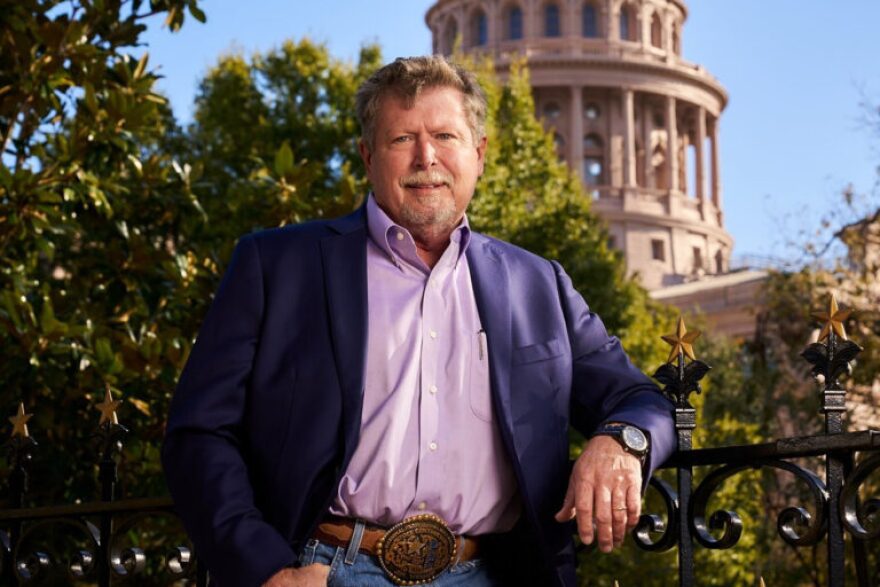 Jim Wright is one of three elected officials who lead the Railroad Commission of Texas.